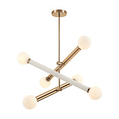 Freya Modern Cross Подвесной светильник цвет: золото FR5381PL-06G