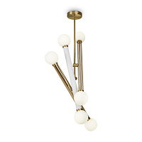 Freya Modern Cross Подвесной светильник цвет: золото FR5381PL-06G