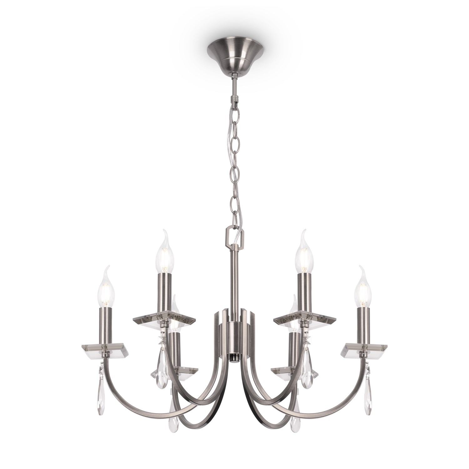 Freya Crystal Forte Люстра цвет: никель FR1006PL-06N