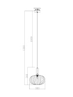 Freya Modern Zelma Подвесной светильник цвет: латунь FR8012PL-01GN