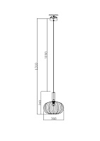 Freya Modern Zelma Подвесной светильник цвет: латунь FR8012PL-01GN