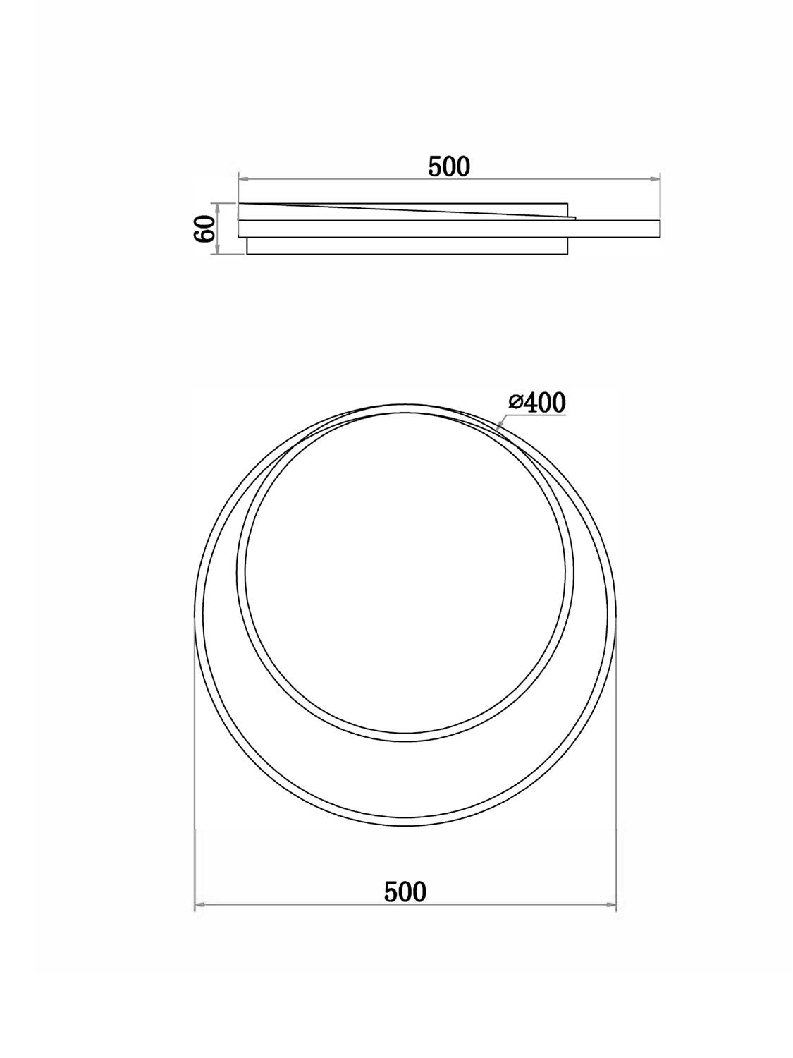 Freya LED Lisoa Потолочный светильник цвет: черный FR10032CL-L98B
