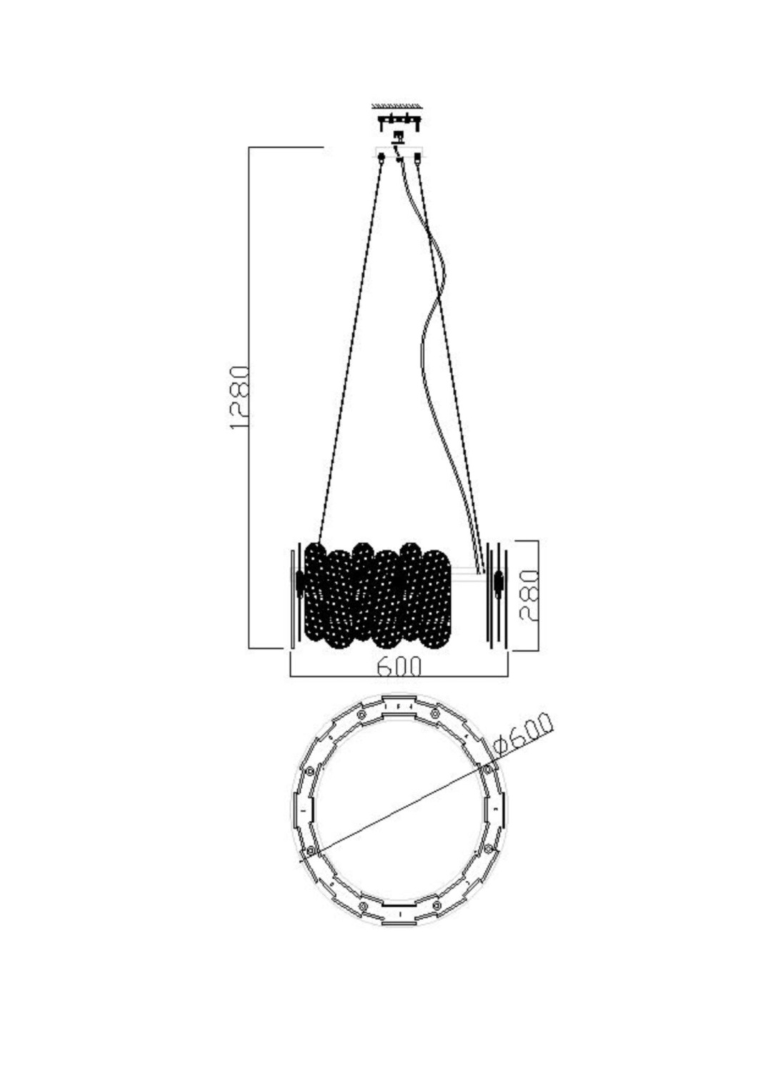 Freya Modern Deserto Подвесной светильник цвет: латунь FR5141PL-08BS