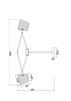 Freya Modern Gino Люстра цвет: хром FR5108PL-08CH