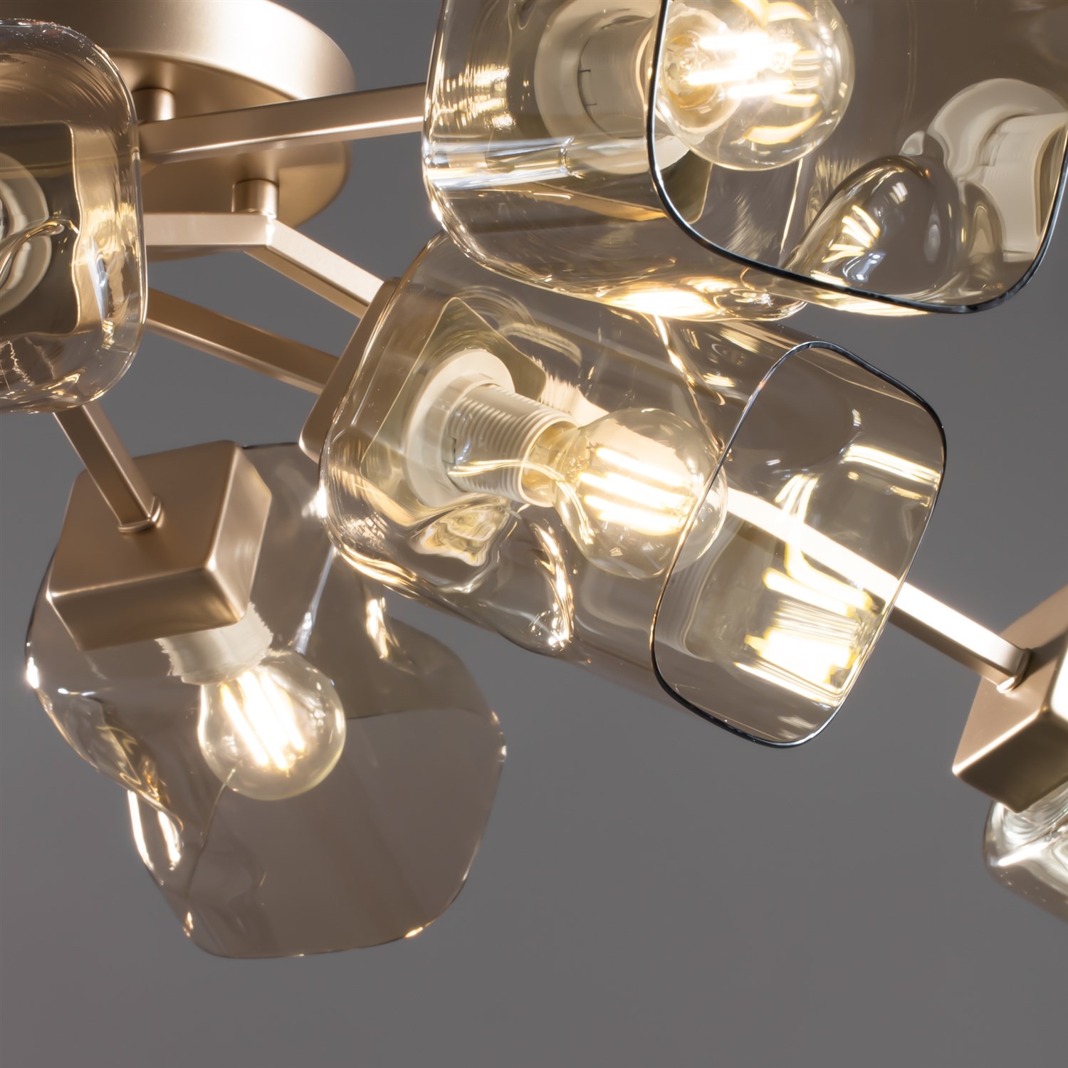 Freya Modern Isabella Потолочный светильник цвет: матовое золото FR5095CL-08G
