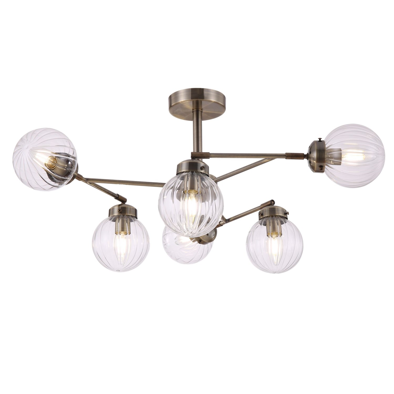 Freya Modern Daisy Люстра цвет: латунь FR5041PL-06BS
