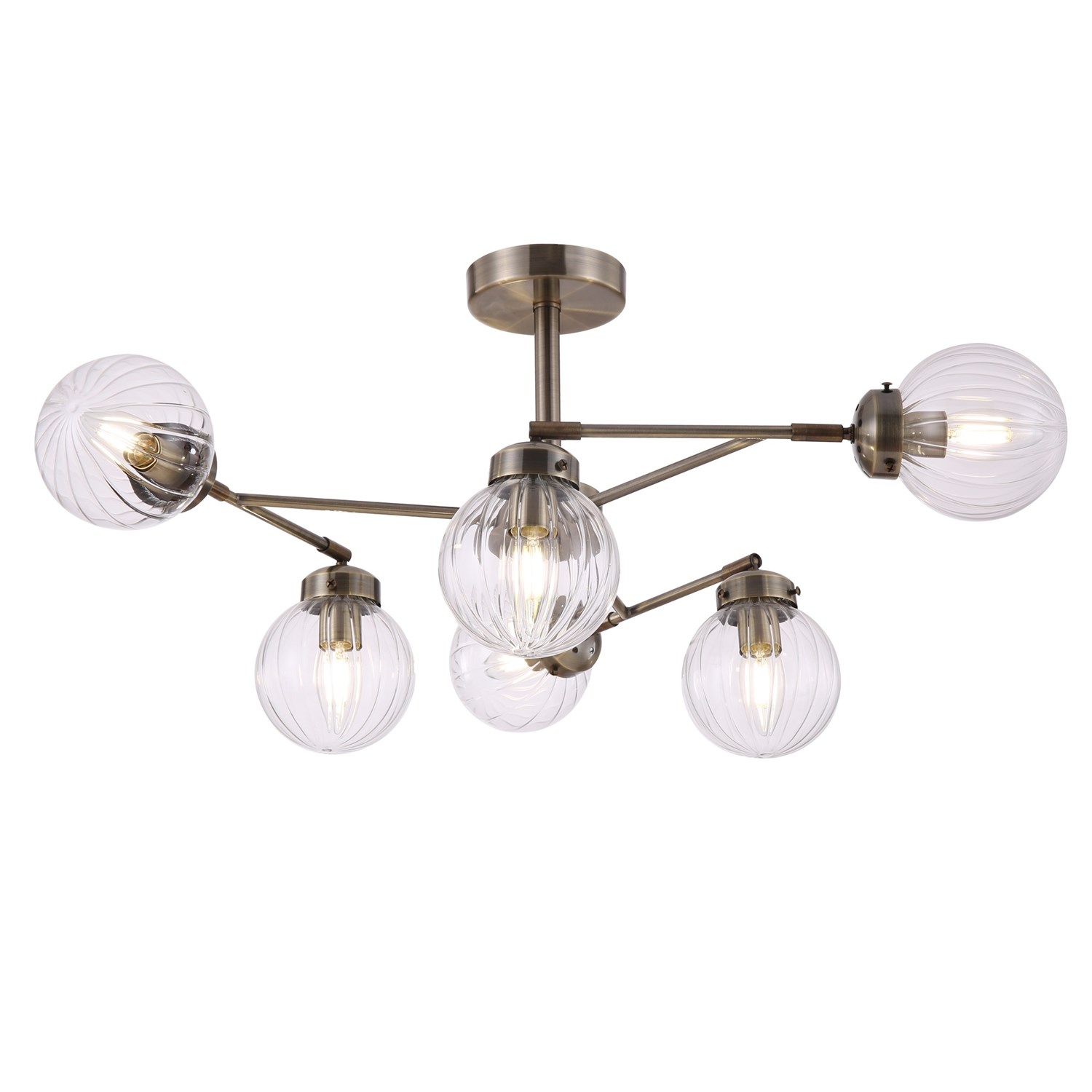 Freya Modern Daisy Люстра цвет: латунь FR5041PL-06BS