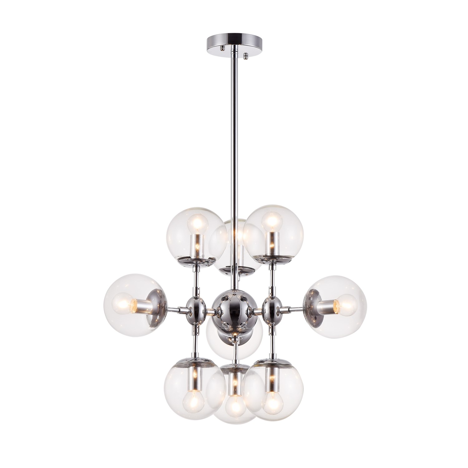 Freya Modern Richard Подвесной светильник цвет: хром FR5596PL-09CH