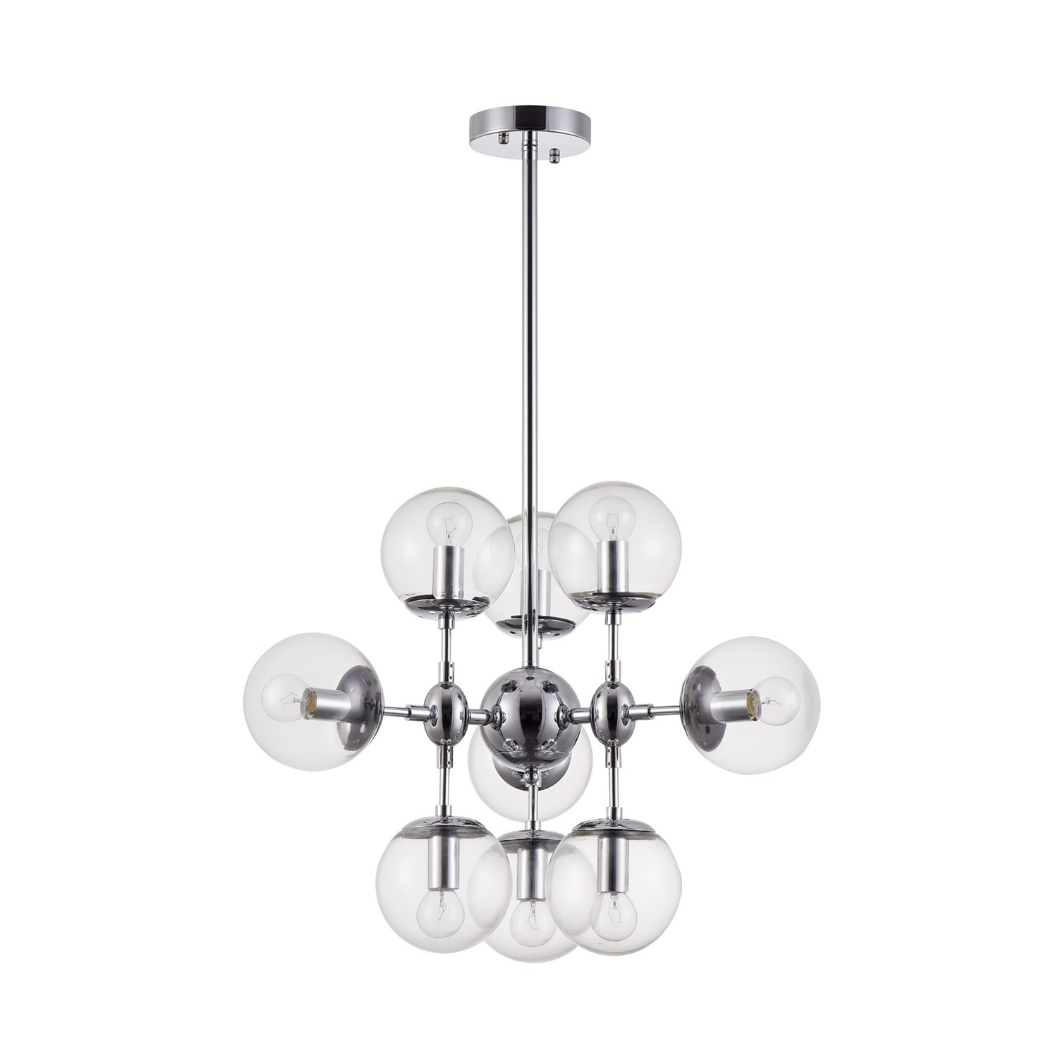 Freya Modern Richard Подвесной светильник цвет: хром FR5596PL-09CH