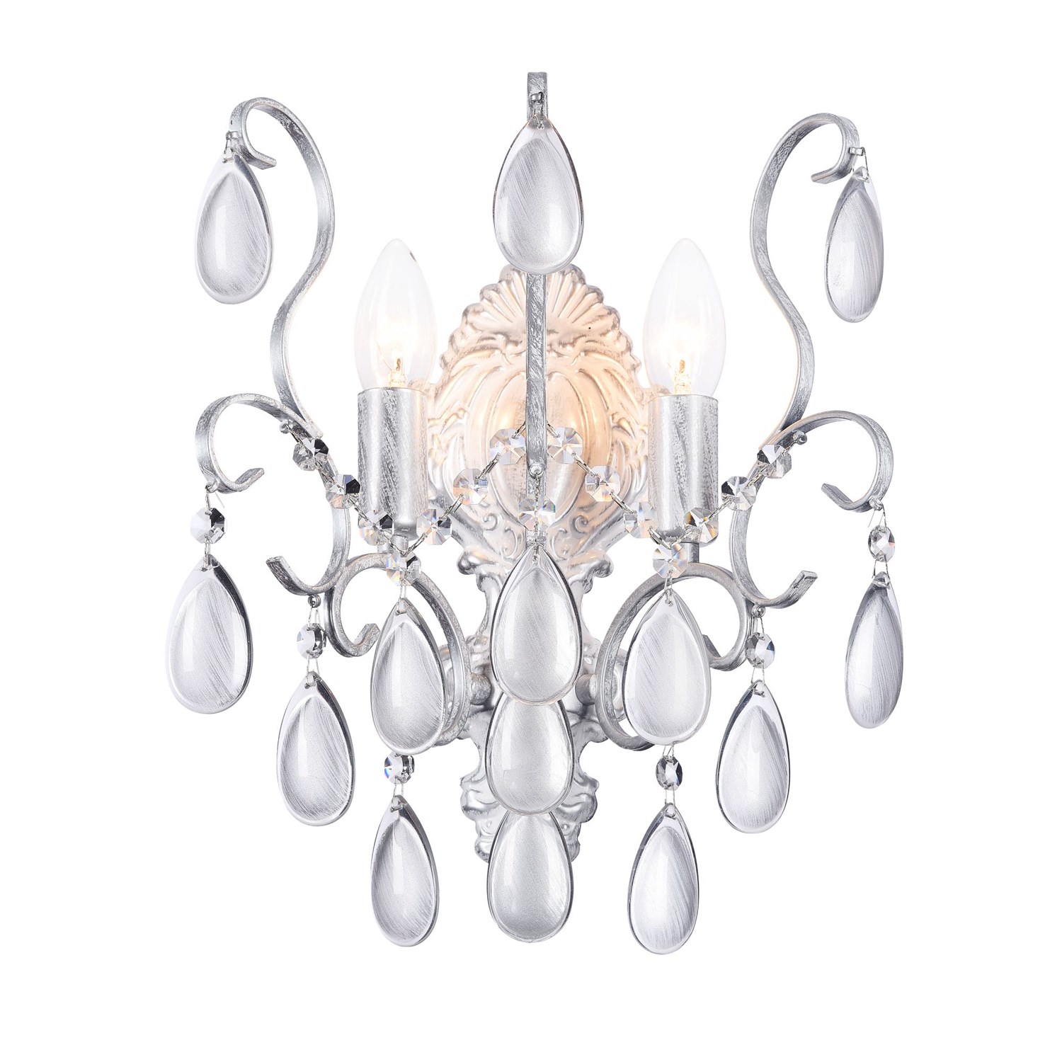 Freya Classic Chabrol Настенный светильник (бра) цвет: серебро FR2302WL-02S