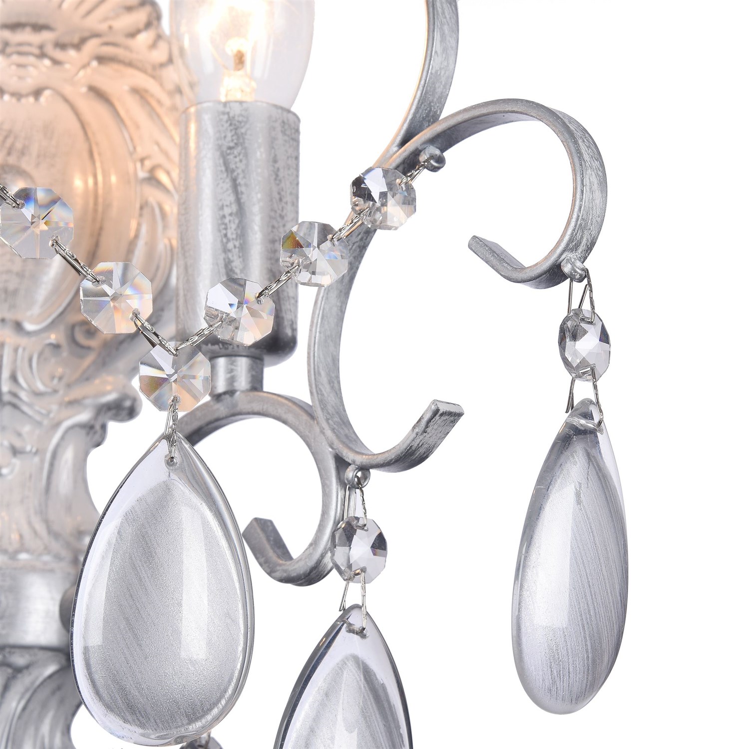 Freya Classic Chabrol Настенный светильник (бра) цвет: серебро FR2302WL-02S