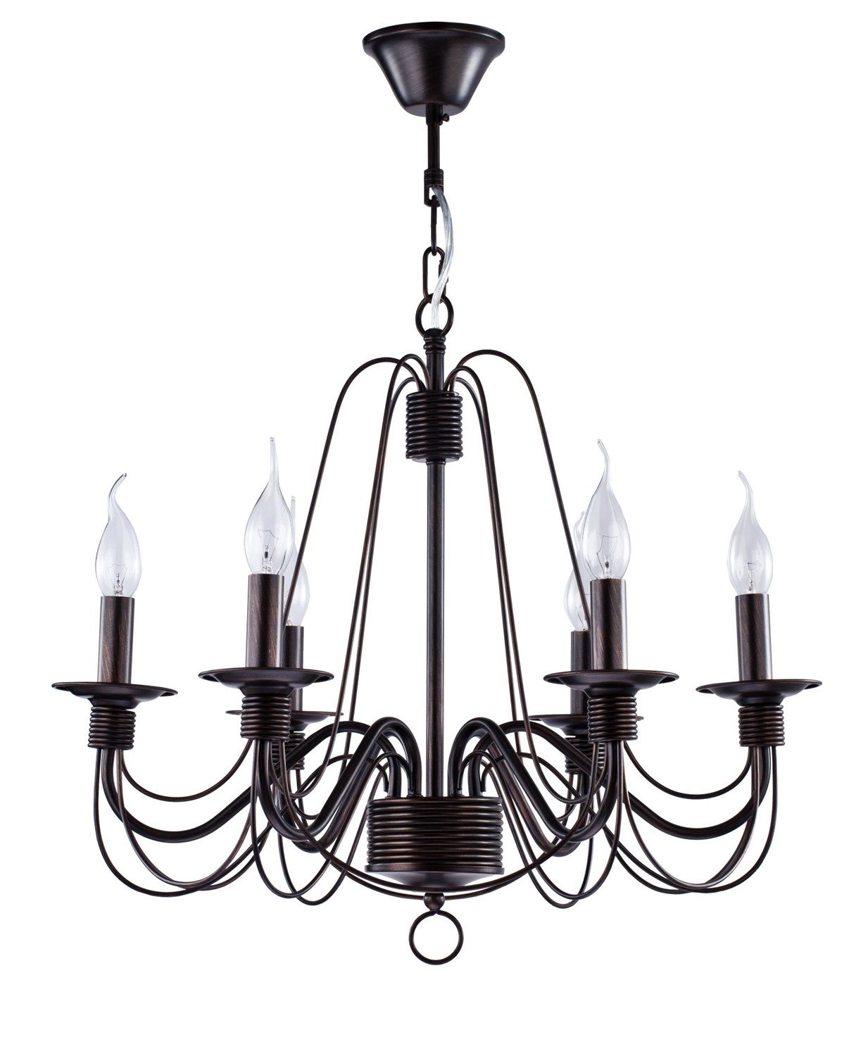 Freya Classic Velia Люстра цвет: коричневый FR2046-PL-06-BR