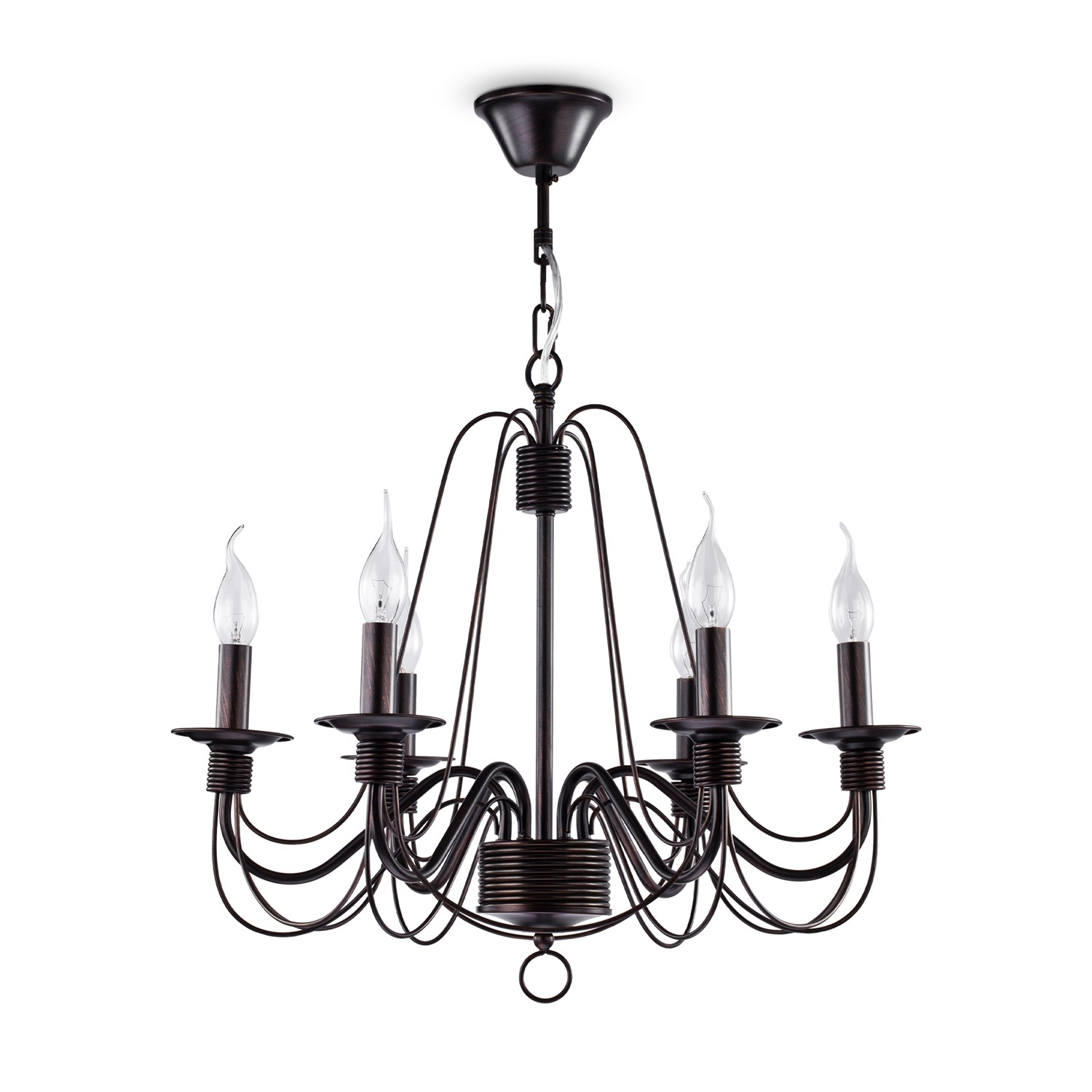 Freya Classic Velia Люстра цвет: коричневый FR2046-PL-06-BR