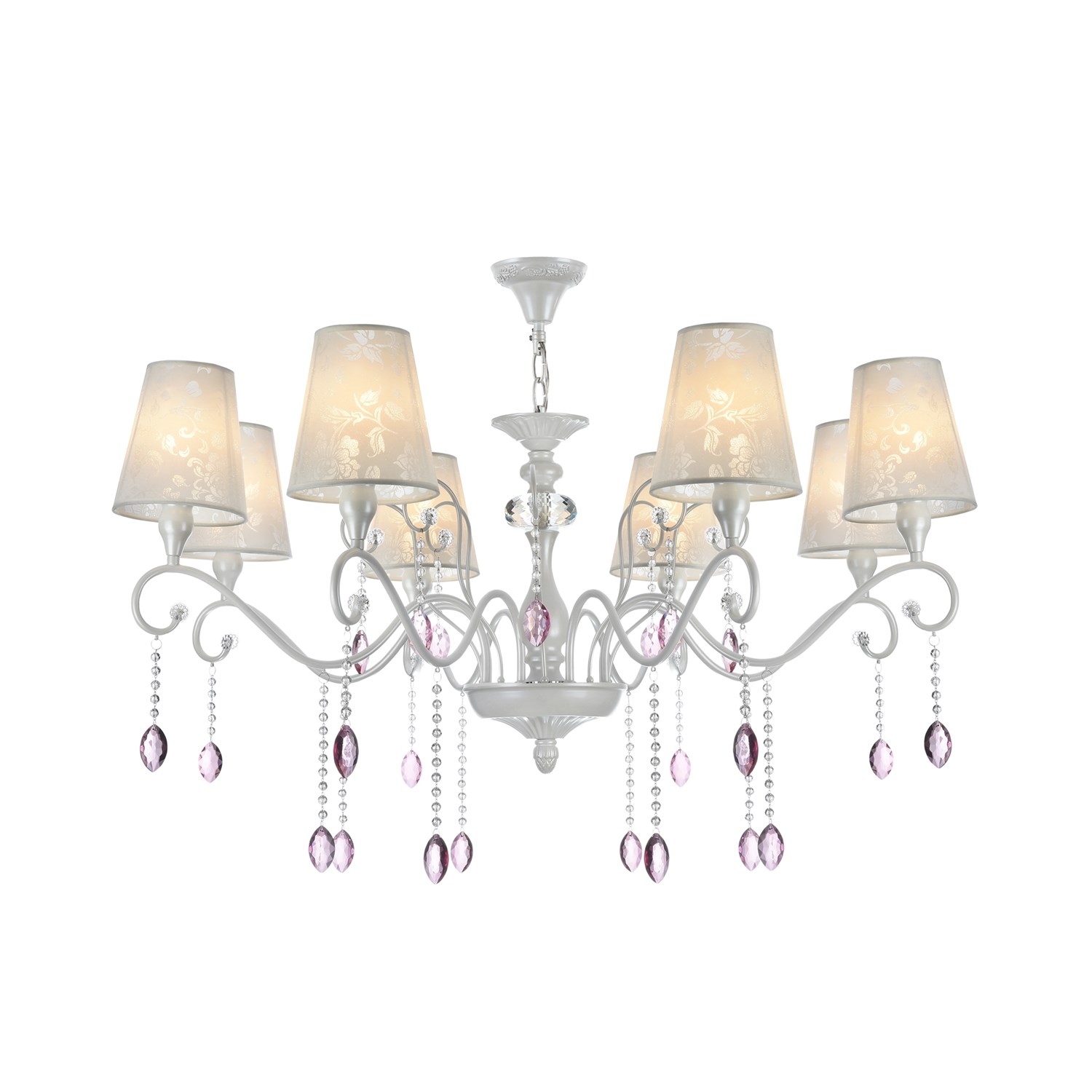 Freya Classic Adelaide Люстра цвет: жемчужный белый FR2306-PL-08-W