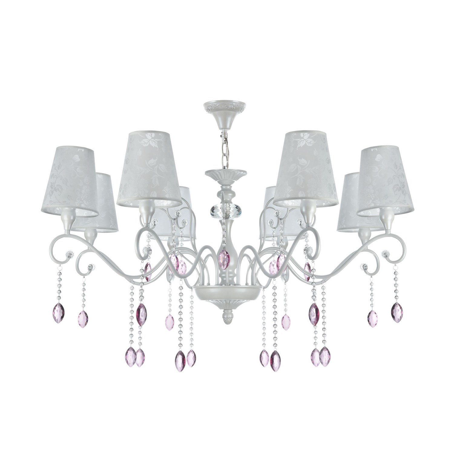 Freya Classic Adelaide Люстра цвет: жемчужный белый FR2306-PL-08-W