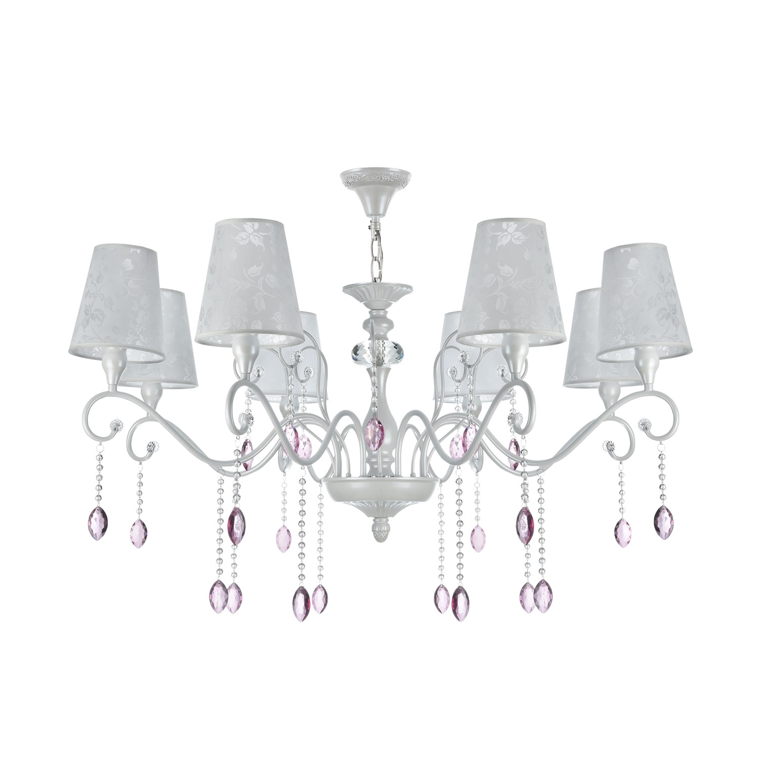 Freya Classic Adelaide Люстра цвет: жемчужный белый FR2306-PL-08-W