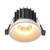 Maytoni Technical Round Встраиваемый светильник цвет: белый DL058-12W2.7K-W