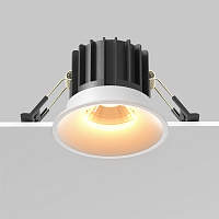 Maytoni Technical Round Встраиваемый светильник цвет: белый DL058-12W2.7K-W