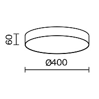 Maytoni Technical Zon Потолочный светильник цвет: белый C032CL-45W3K-RD-W
