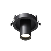 Maytoni Technical FOCUS S Встраиваемый светильник цвет: черный C048CL-01-GU10-B