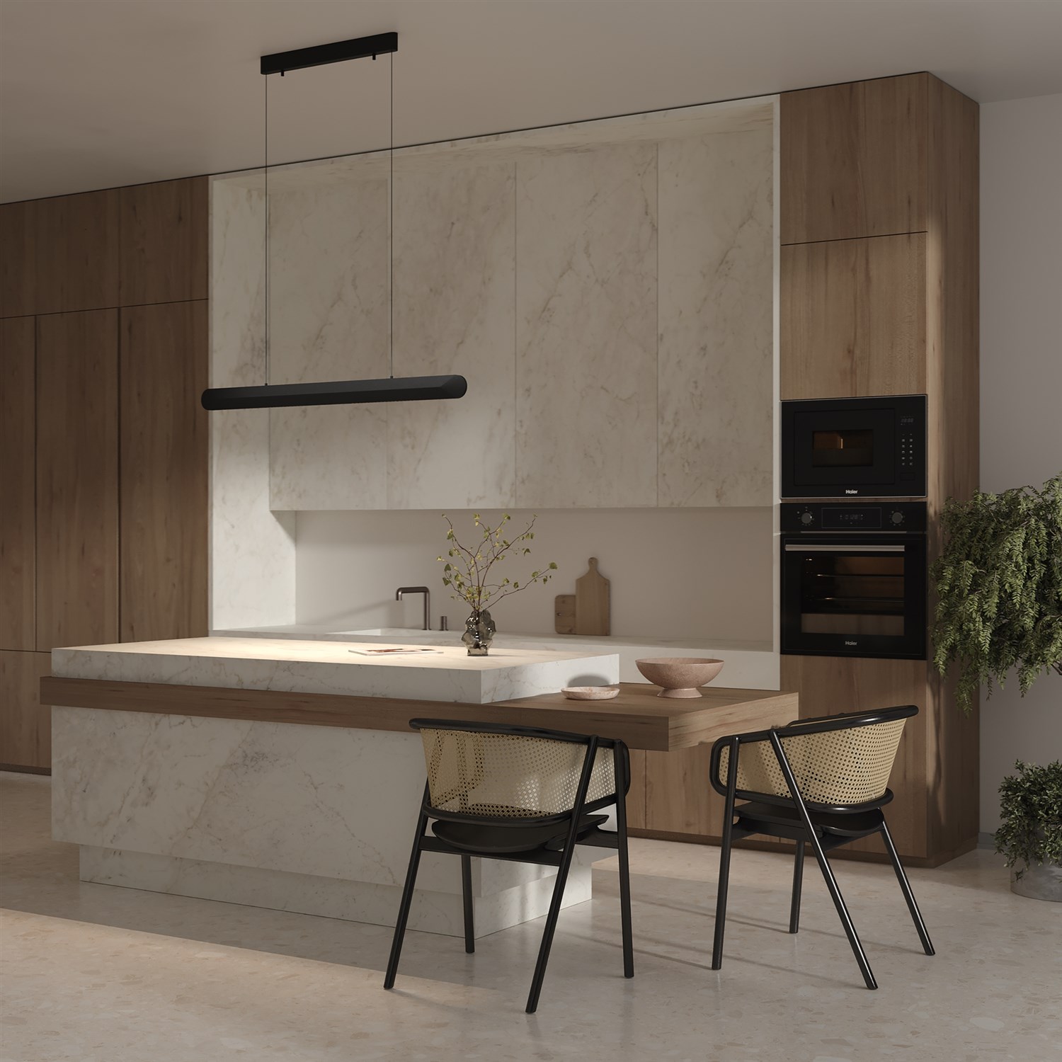 Maytoni Modern Motion Подвесной светильник цвет: черный MOD276PL-L40B3K