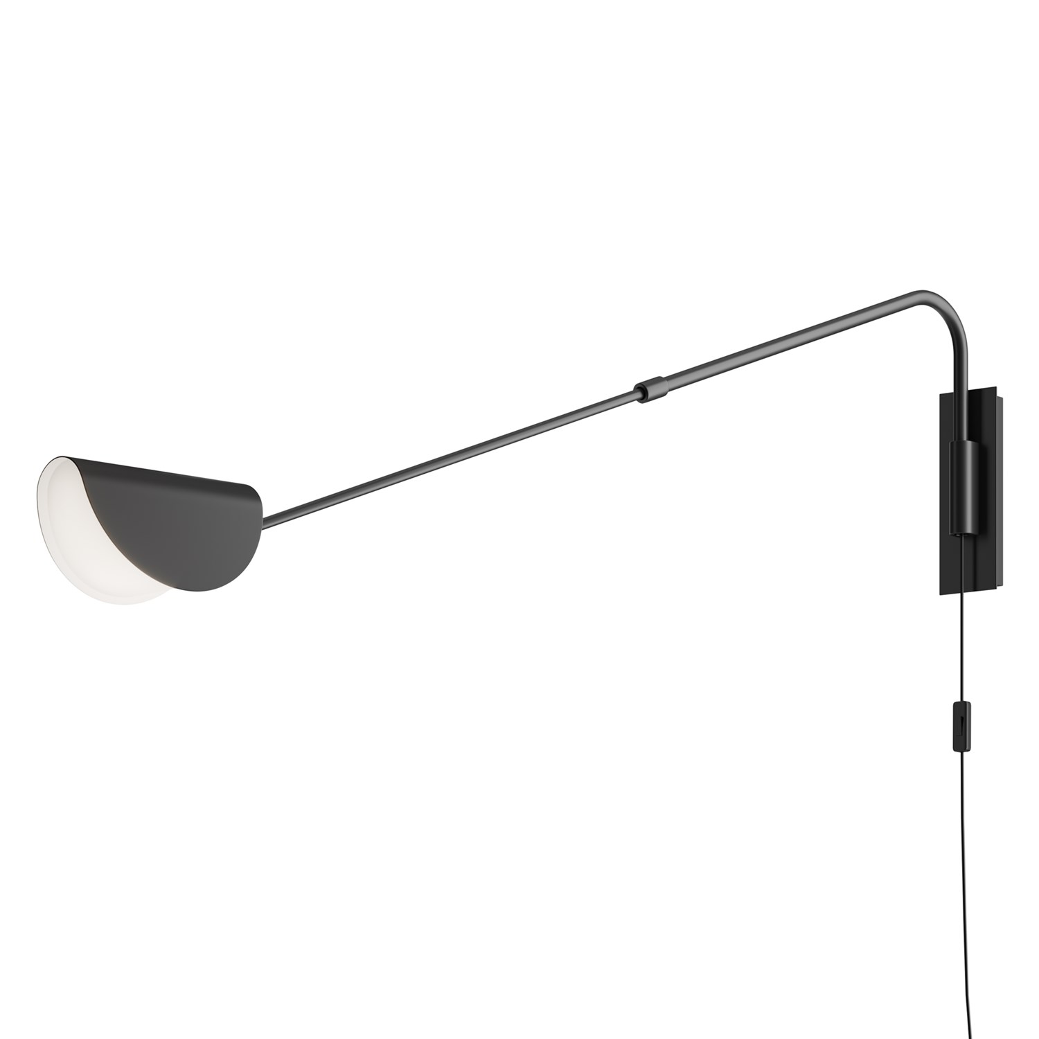 Maytoni Modern Mollis Настенный светильник (бра) цвет: черный MOD126WL-01B1
