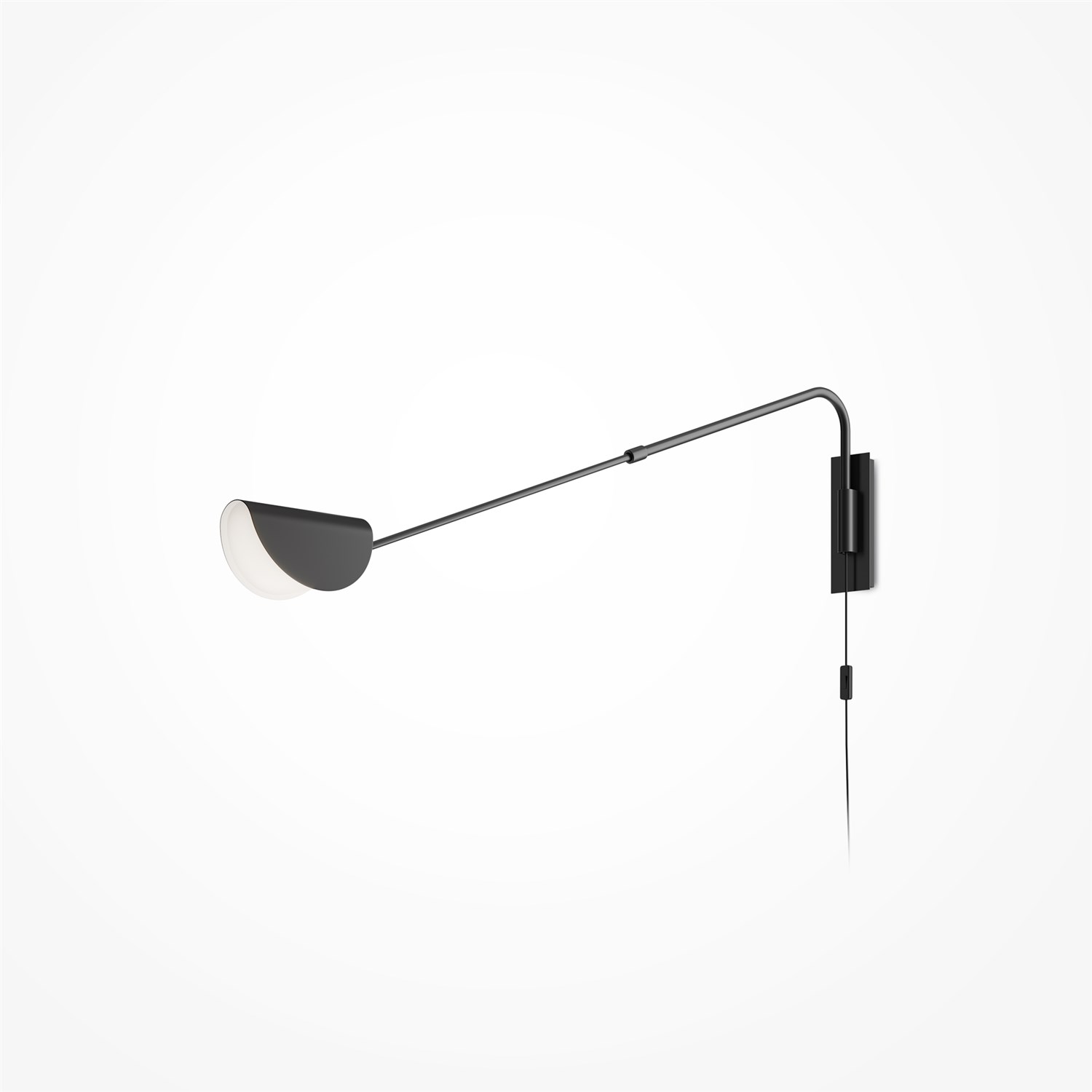 Maytoni Modern Mollis Настенный светильник (бра) цвет: черный MOD126WL-01B1
