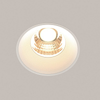 Maytoni Technical Round Встраиваемый светильник цвет: белый DL058-7W3K-TRS-W