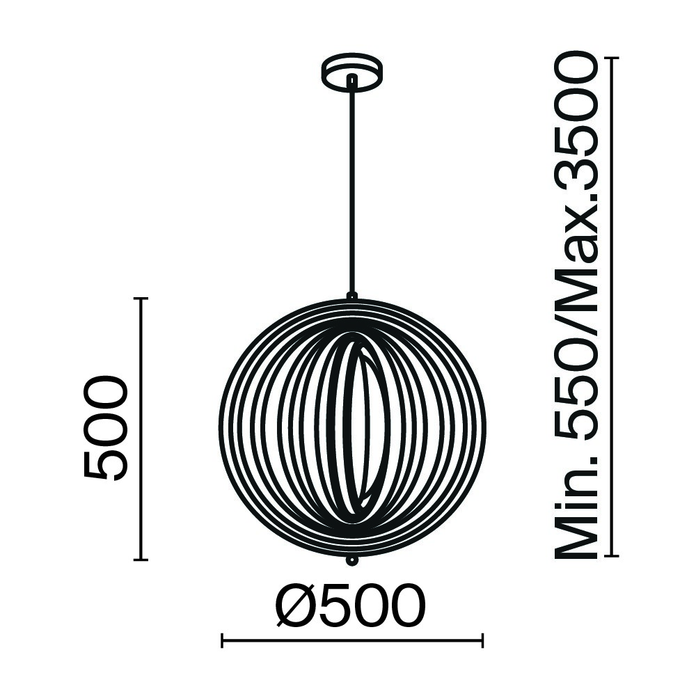 Maytoni Modern Roots Подвесной светильник цвет: черный MOD197PL-01W1