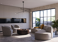 Maytoni Modern Fad Потолочный светильник цвет: черный MOD070CL-L15B3K1