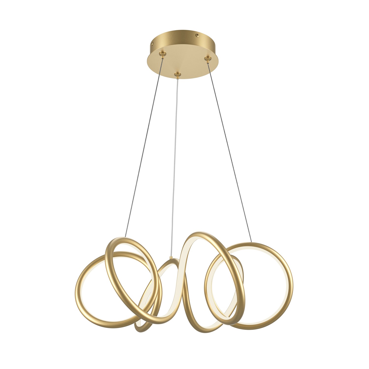 Maytoni Modern Curve Подвесной светильник цвет: латунь MOD241PL-L60BSK