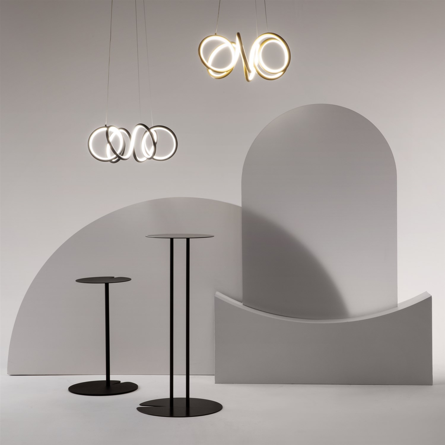 Maytoni Modern Curve Подвесной светильник цвет: латунь MOD241PL-L60BSK