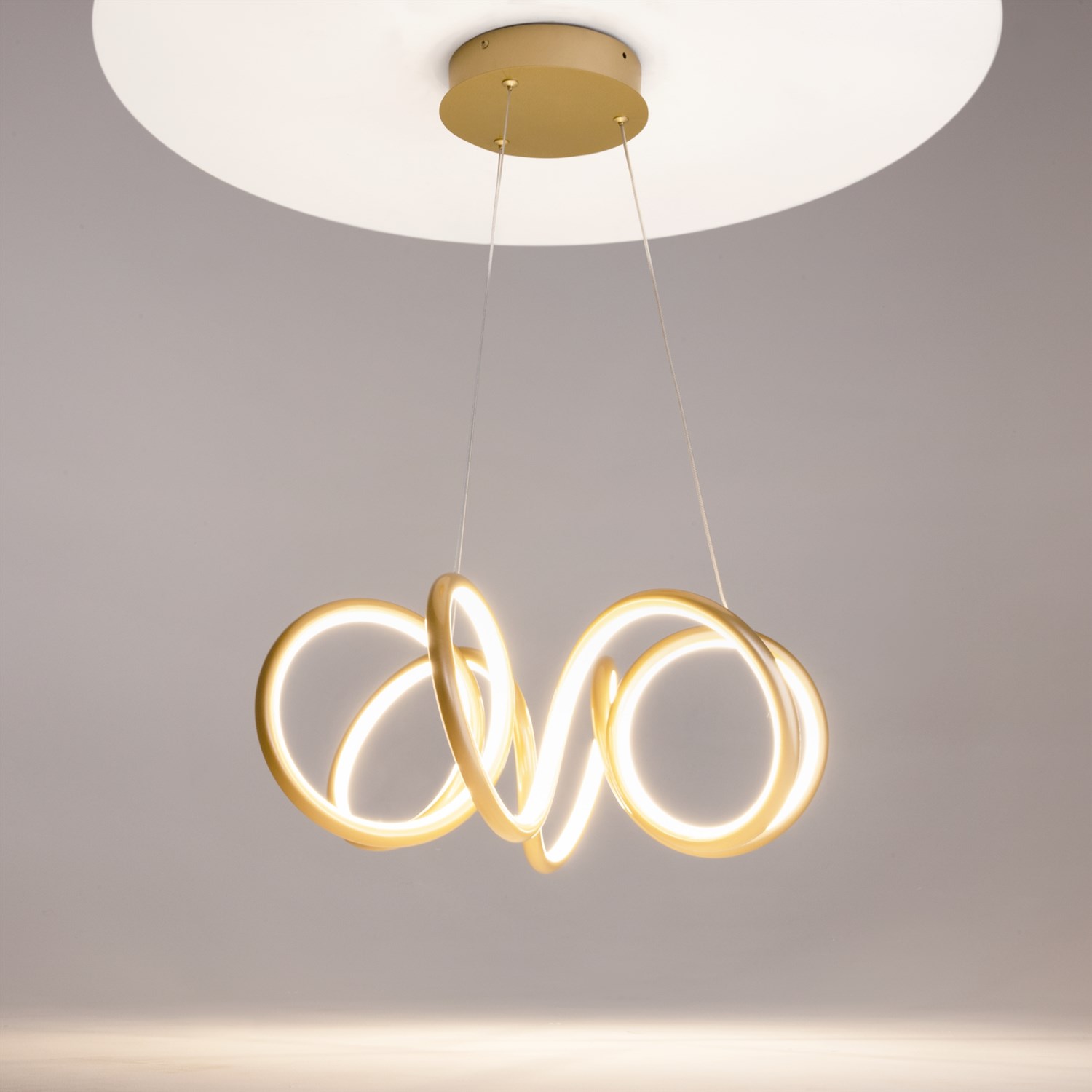 Maytoni Modern Curve Подвесной светильник цвет: латунь MOD241PL-L60BSK