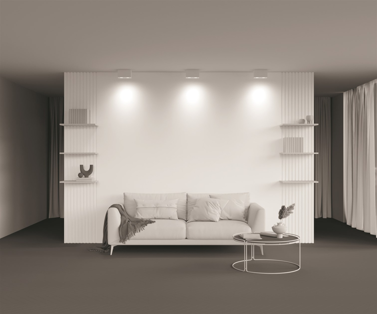 Maytoni Technical Atom Потолочный светильник цвет: белый C017CL-02W