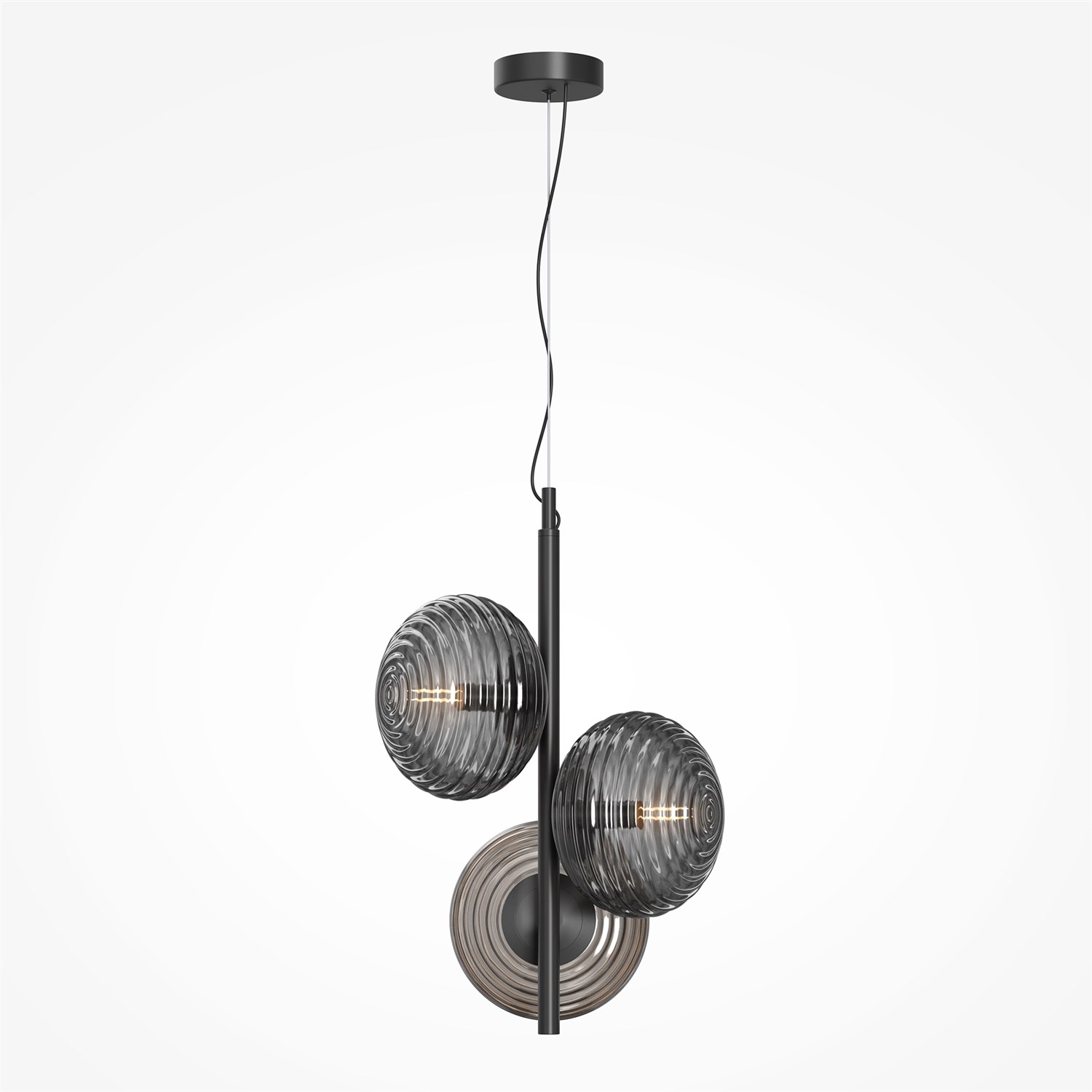 Maytoni Modern Reels Подвесной светильник цвет: черный MOD268PL-03B