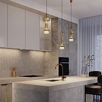 Maytoni Modern Level Подвесной светильник цвет: латунь MOD253PL-L18BS3K3
