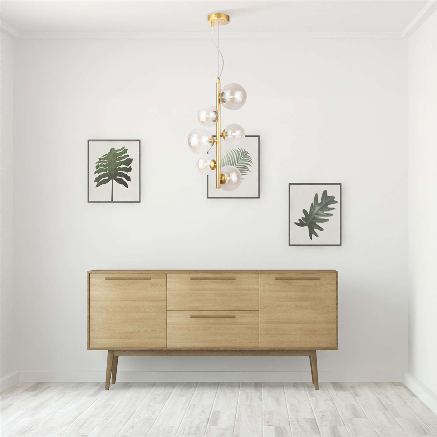 Maytoni Modern Dallas Подвесной светильник цвет: золото MOD545PL-06G
