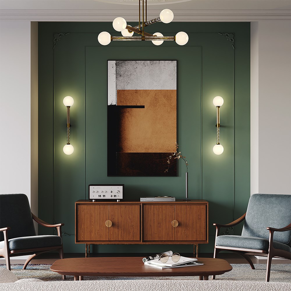 Maytoni Modern Teatro Настенный светильник (бра) цвет: латунь MOD287WL-02BS