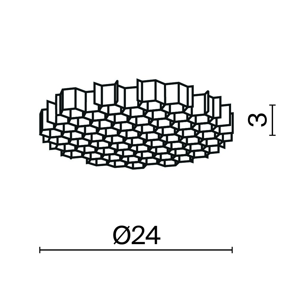 Maytoni Technical Светофильтр HoneyComb ⌀24мм HoneyComb-D24