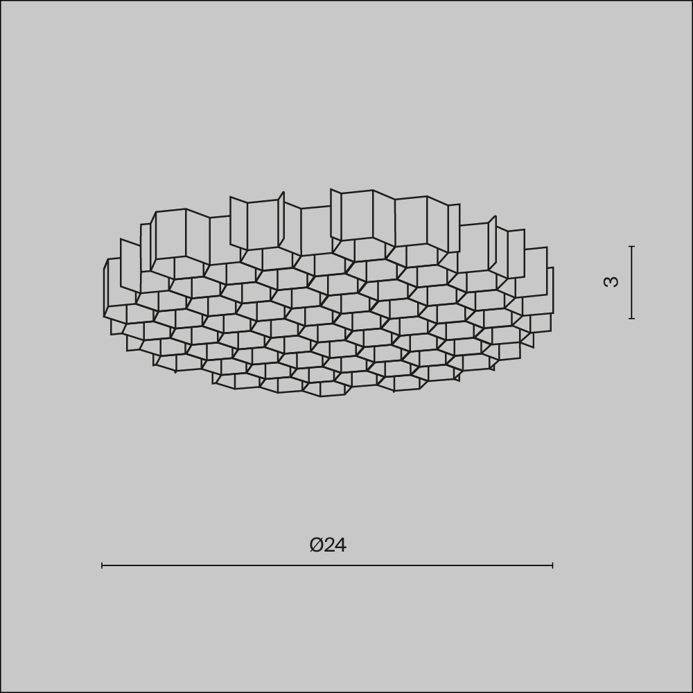 Maytoni Technical Светофильтр HoneyComb ⌀24мм HoneyComb-D24