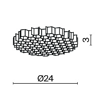 Maytoni Technical Светофильтр HoneyComb ⌀24мм HoneyComb-D24