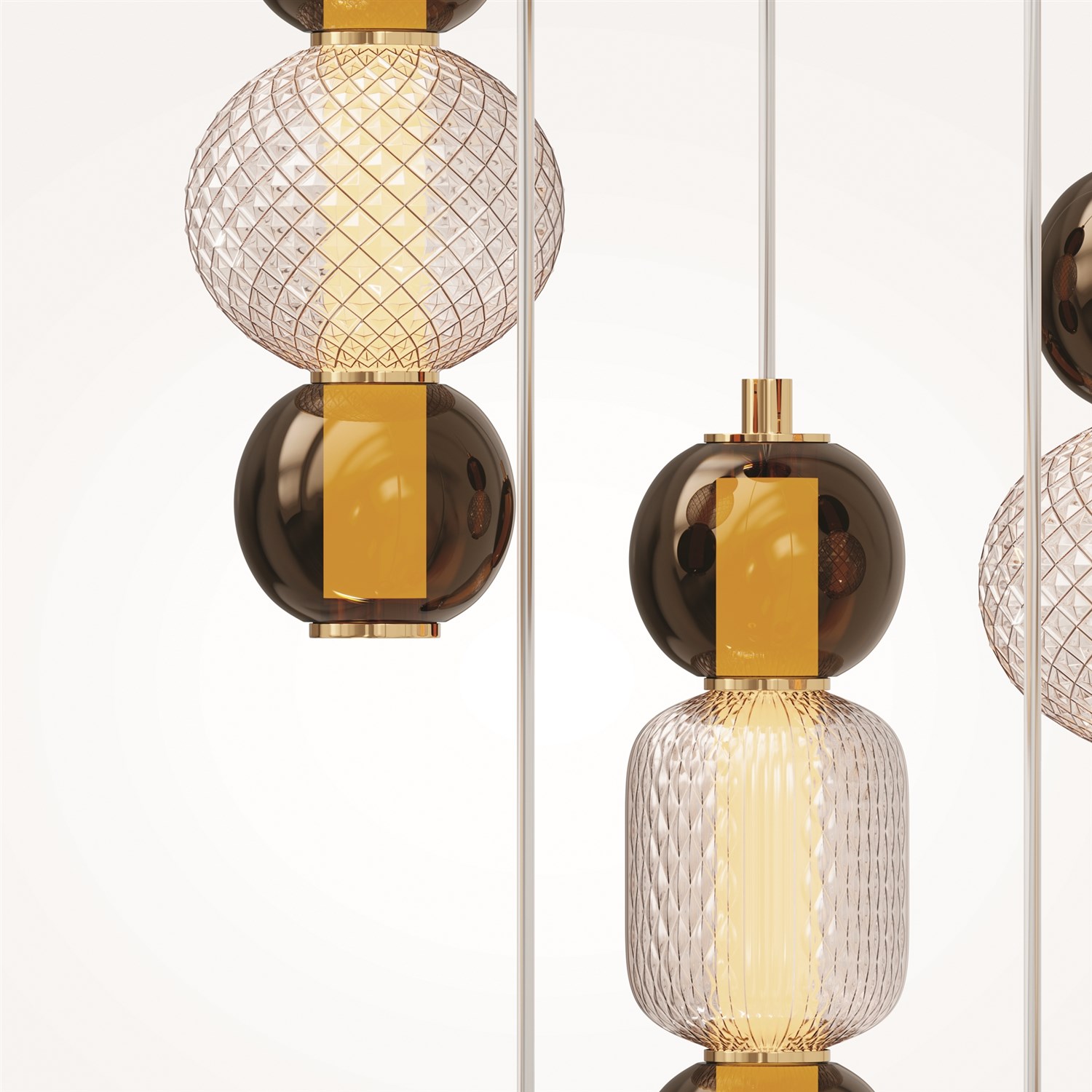 Maytoni Modern Drop Подвесной светильник цвет: золото MOD273PL-L80G3K