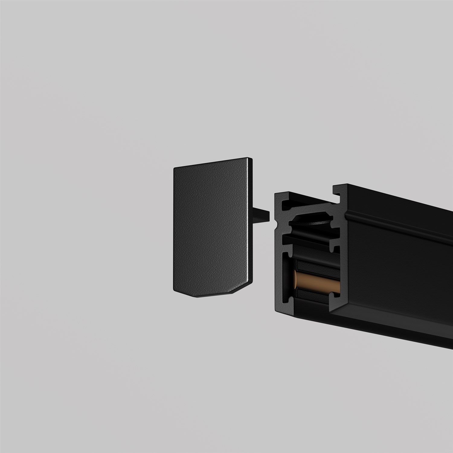 Maytoni Technical Заглушка для шинопровода, 2 шт. Levity TRA184EC-1B