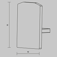 Maytoni Technical Заглушка для шинопровода, 2 шт. Levity TRA184EC-1B