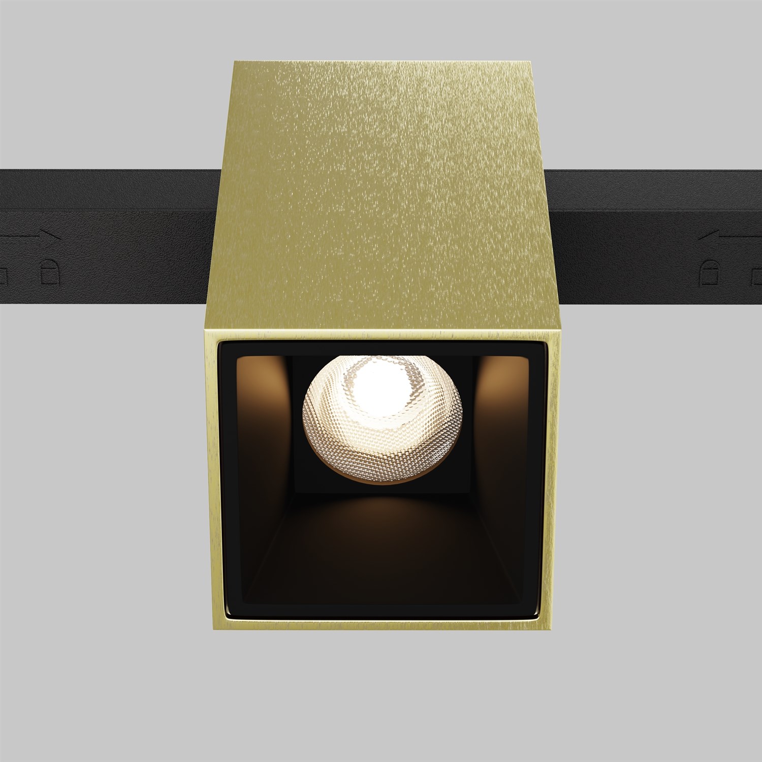 Maytoni Technical Alfa Трековый светильник цвет: латунь TR121-2-7W3K-BS