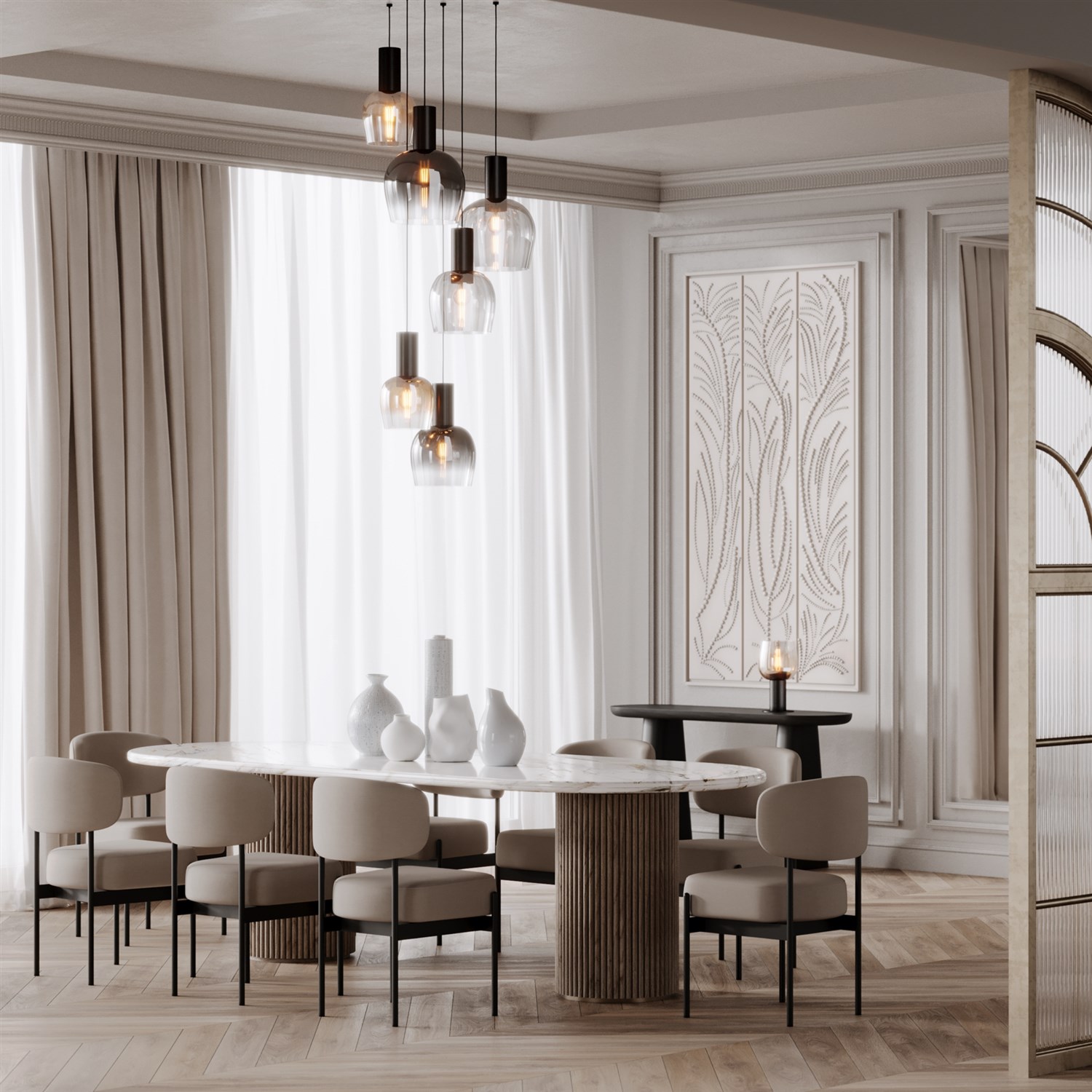 Maytoni Modern Smart Casual Подвесной светильник цвет: черный MOD414PL-06B