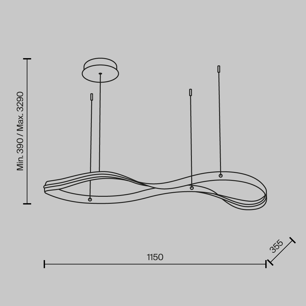 Maytoni Modern Plons Подвесной светильник цвет: латунь MOD283PL-L34BS3K