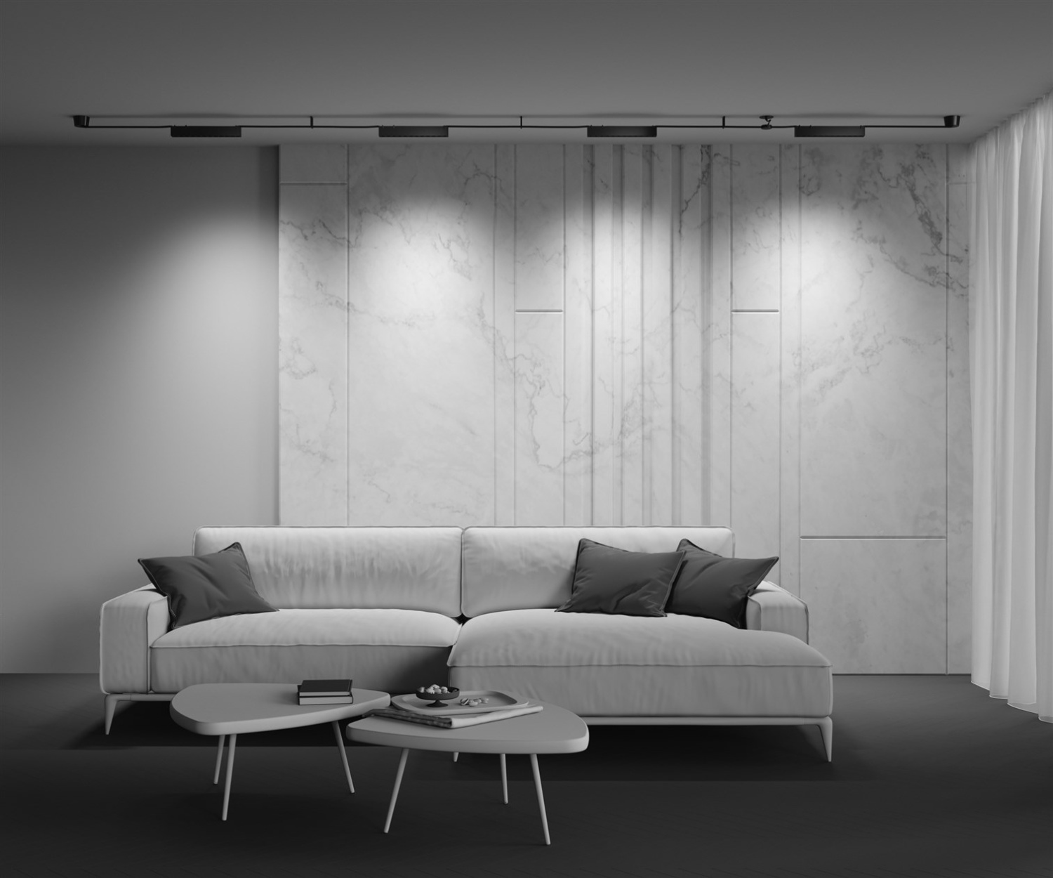 Maytoni Technical Points Подвесной светильник цвет: черный TR128B-12W3K-M-B
