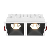 Maytoni Technical Alfa LED Встраиваемый светильник цвет: бело-черный DL043-02-15W3K-D-SQ-WB