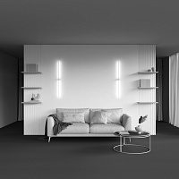 Maytoni Technical Pars Настенный светильник (бра) цвет: белый C071WL-L12W3K